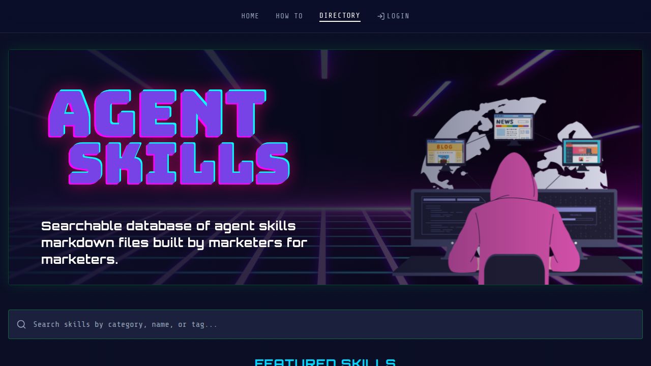 AgentSkills Directory | AI Agent Skills Repository